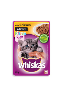Whiskas Kitten With Chicken In Gravy 85g